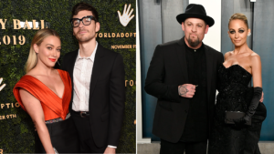 Hilary Duff's Husband Matthew Koma Plays in Her Ex Joel Madden's Band Good Charlotte as She Attends the Show