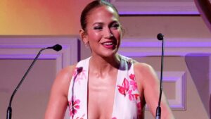 Jennifer Lopez Looks Radiant in Gorgeous Floral Ensemble at Daytime Beauty Awards