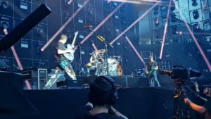 Watch Muse’s Matt Bellamy smash guitar and gift to fan at London O2 show