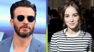 Chris Evans and Alba Baptista Hold Hands While Attending Holiday Party: Pic