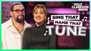 Jason Momoa Belts Christmas Songs With Kelly Clarkson (And Rips His Shirt Off in the Process)