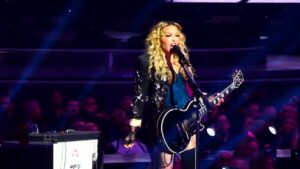 Watch Madonna play ‘I Love New York’ for the first time in 15 years as she kicks off US leg of ‘Celebration’ tour