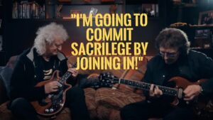 Queenâs Brian May joins Black Sabbathâs Tony Iommi for âParanoidâ performance