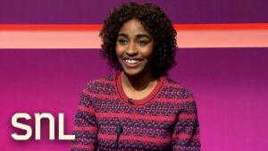 Ayo Edebiri Seemingly Apologizes for Jennifer Lopez Podcast Remarks in ‘SNL’ Sketch: Watch