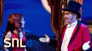 Ariana Grande Previews ‘Wicked’ Riff in ‘Moulin Rouge’ Spoof on ‘SNL’: Watch