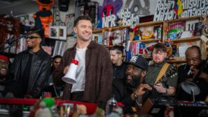 Justin Timberlake Rocks NPR’s ‘Tiny Desk’ With Funky Throwback Set of Classics
