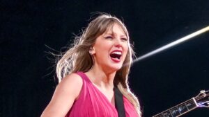 Taylor Swift Reacts After Again Swallowing a Bug Onstage During Eras Tour Show