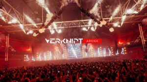 Watch 40,000 people attend âlargest hard techno rave everâ in Amsterdam