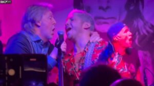Watch Paul McCartney join Andrew Watt and Chad Smith to play The Beatles and Neil Young at intimate Hamptons show