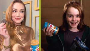 Lindsay Lohan Recreates Iconic Hairstyles Inspired by Twins Annie and Hallie From 'The Parent Trap'