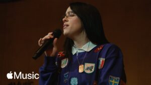 Billie Eilish Delivers Acoustic Rendition of âLâAmour De Ma Vieâ for Apple Music Artist of the Year Performance