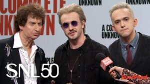 ‘SNL’ Spoofs TimothÃ©e Chalamet on Red Carpet at Bob Dylan Biopic Premiere: Watch