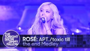 Watch RosÃ© perform âAPT.â and âToxic Till The Endâ mash-up on âFallonâ