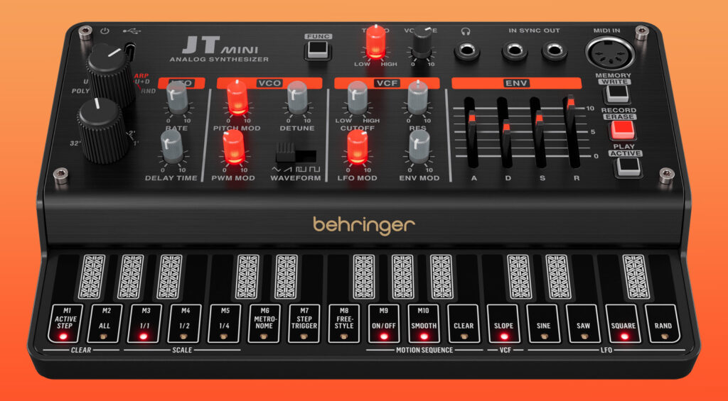 Behringer JT Mini: The Power of the Jupiter-8 in a Small Synth Package – Now Available!