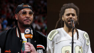 Carmelo Anthony Debates Whether J. Cole Is A Top 10 Rapper Of All Time
